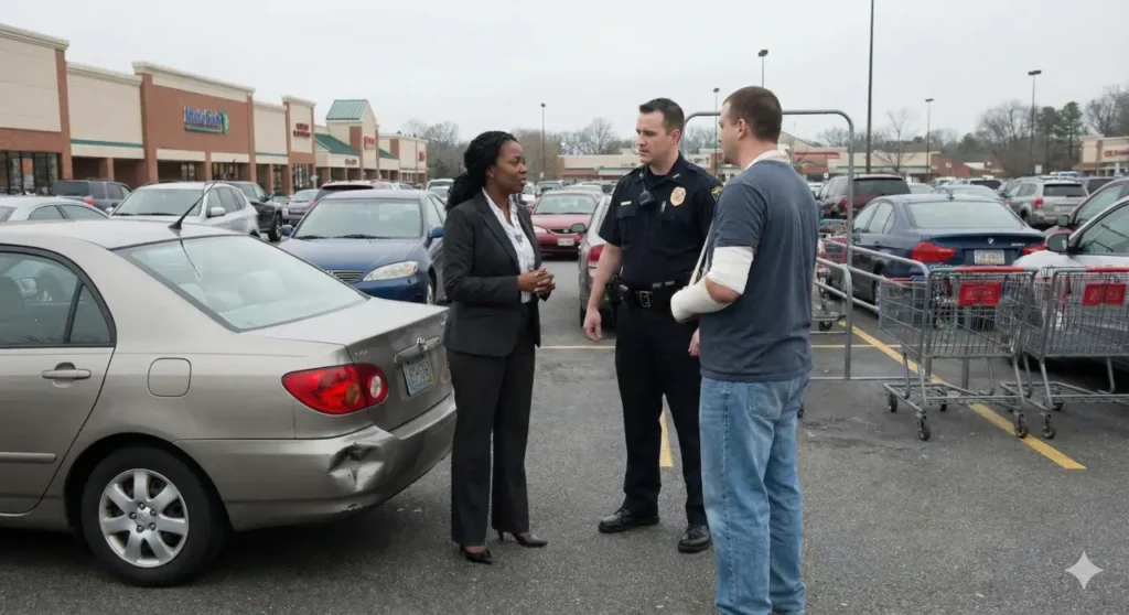 parking lot pedestrian accident Georgia