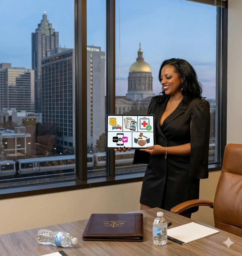 rideshare accident in Atlanta