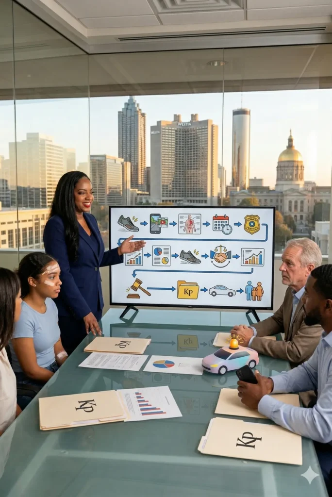 pedestrian injury case Atlanta