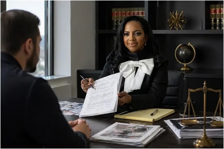 Atlanta personal injury attorney drafting a settlement demand letter
