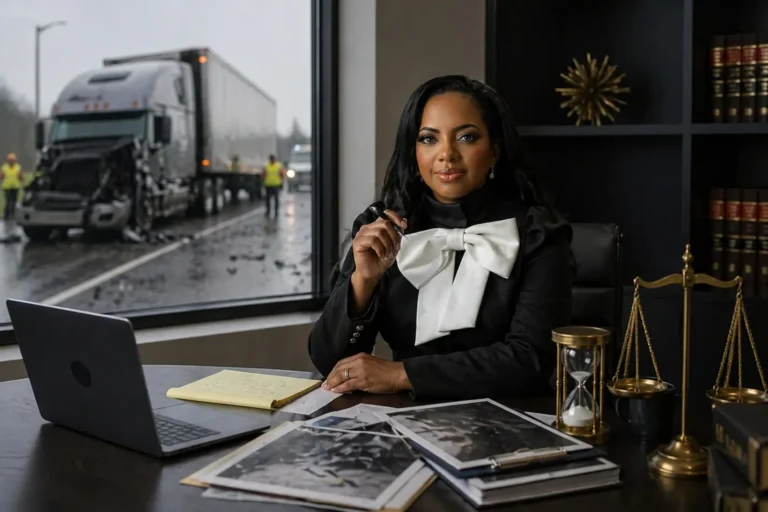 Atlanta truck accident attorney reviewing FMCSA logs and ELD evidence